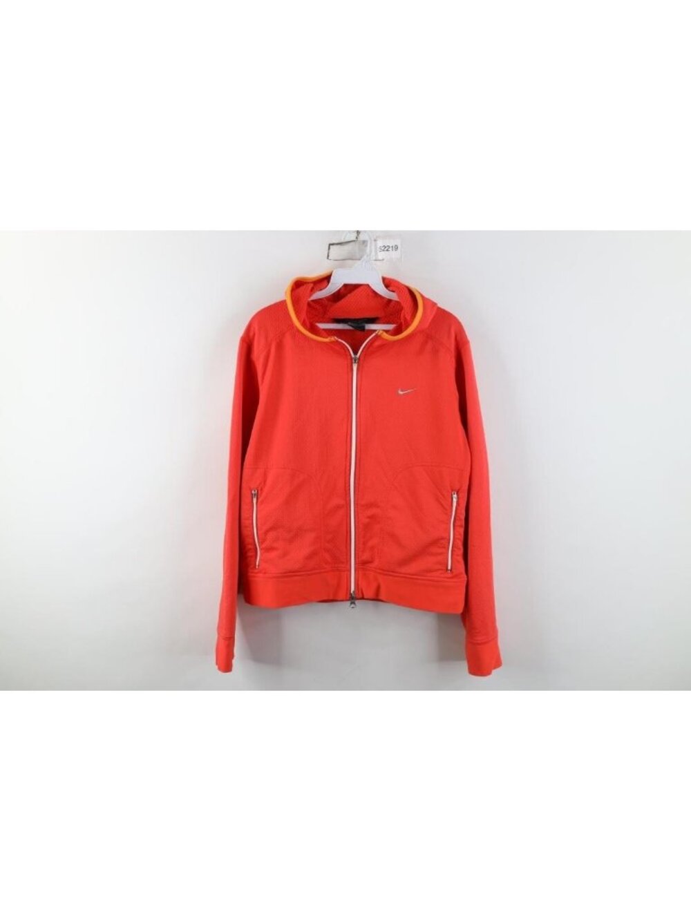 Vintage Nike Sphere Dry Womens Large Cropped Travis Scott Mini Swoosh Zip Hoodie